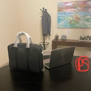 Michael Kors Professional Monogram Briefcase